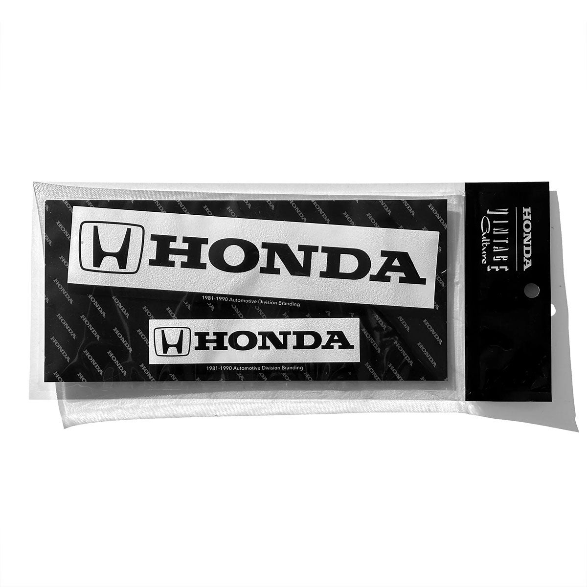Honda Vintage Culture｜1981-1990 Automotive Division ロゴステッカーセット｜ステッカー｜ブラック
