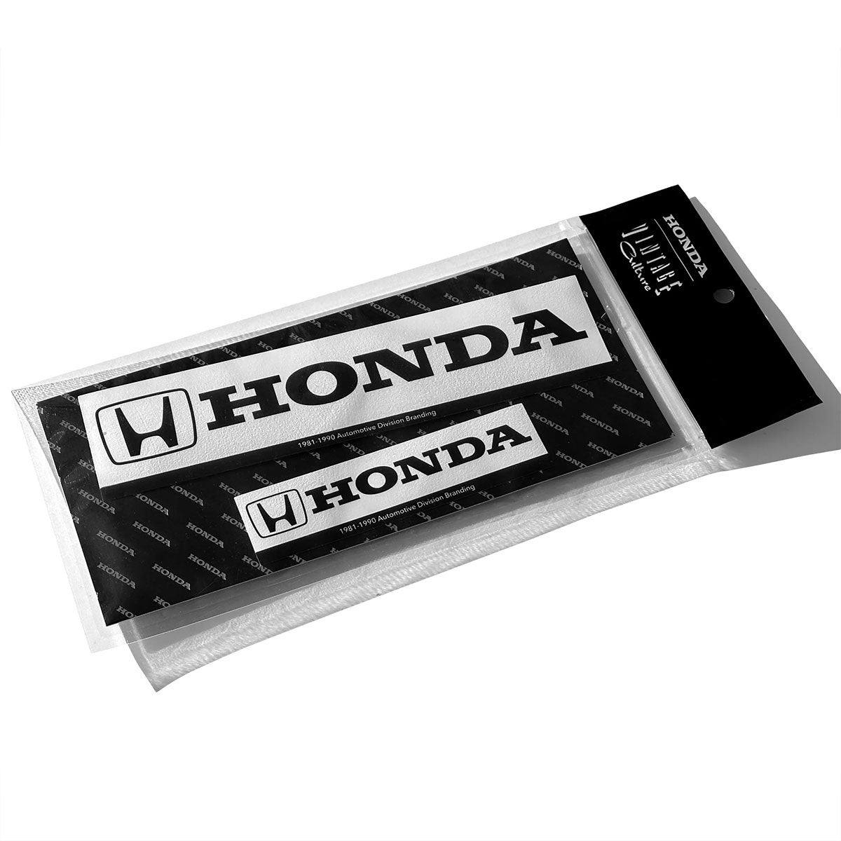 Honda Vintage Culture｜1981-1990 Automotive Division ロゴステッカーセット｜ステッカー｜ブラック