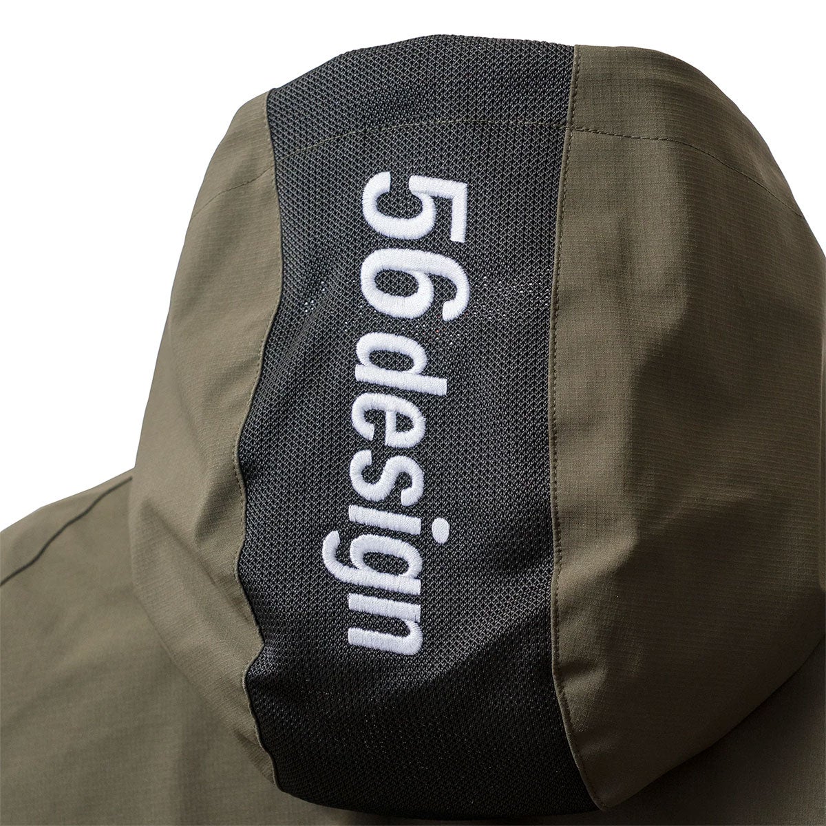 56design｜ベーシック フーディ｜アウター｜ダークオリーブ×ブラック