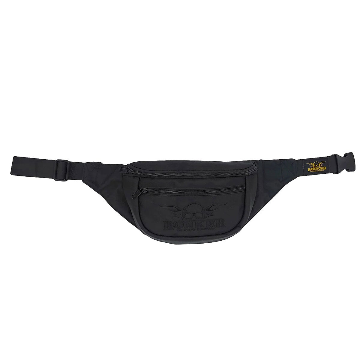 ROKKER｜ブラック アイロン ヒップ バッグ コーデュラ®｜バッグ｜ブラック