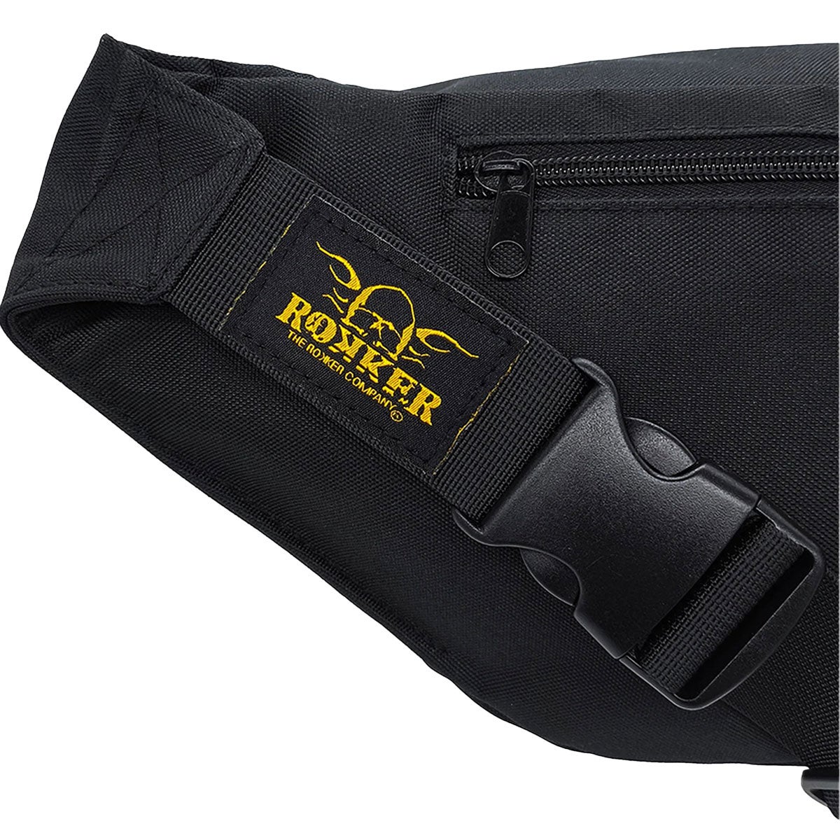 ROKKER｜ブラック アイロン ヒップ バッグ コーデュラ®｜バッグ｜ブラック