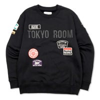 REPLAY｜TOKYO ROOM カスタムパッチ スウェットシャツ｜トップス｜ブラック