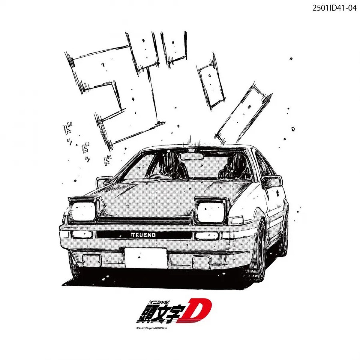 頭文字D｜頭文字D 1600GT アペックス Tシャツ イニD イニシャルD｜ウェア｜ホワイト