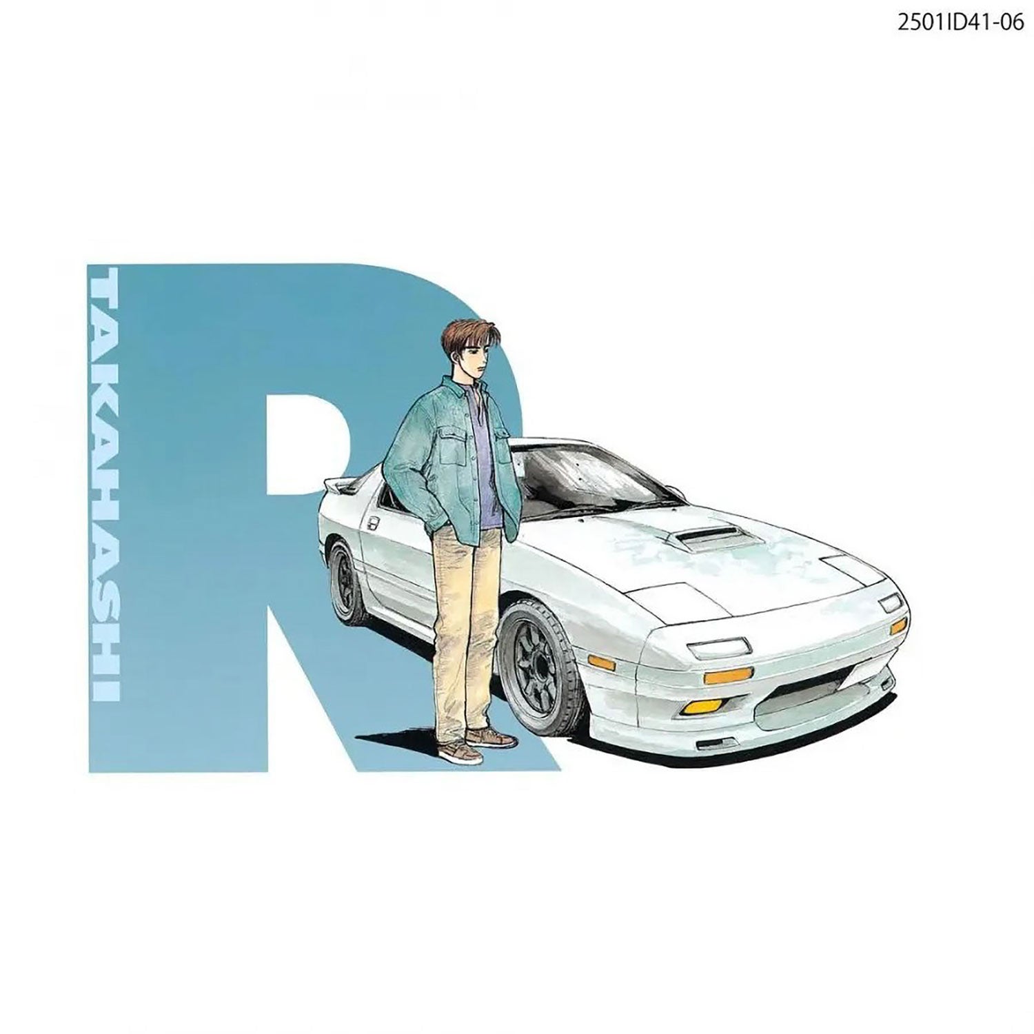 頭文字D｜頭文字D 高橋涼介 Tシャツ イニD イニシャルD｜ウェア｜ホワイト