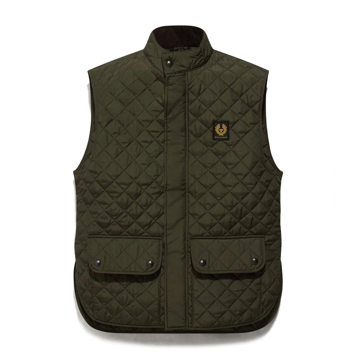 BELSTAFF｜アイコン ジレ｜ベスト｜フェイデッド オリーブ