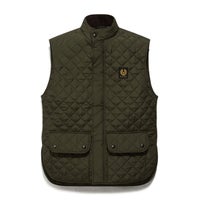 BELSTAFF｜アイコン ジレ｜ベスト｜フェイデッド オリーブ