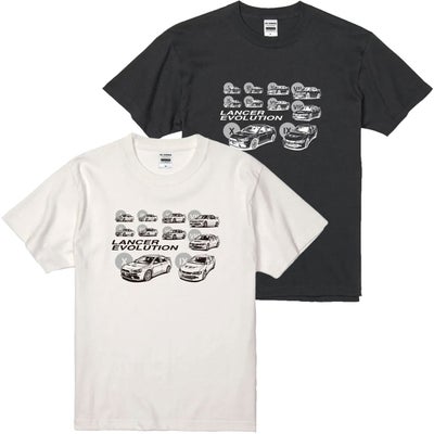 ONWORKS｜三菱 ランサーエボリューション HISTORY Tシャツ｜ウェア