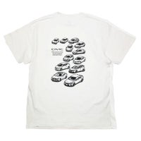 ONWORKS｜ホンダ シビック HONDA CIVIC HISTORY Tシャツ｜ウェア｜オフホワイト