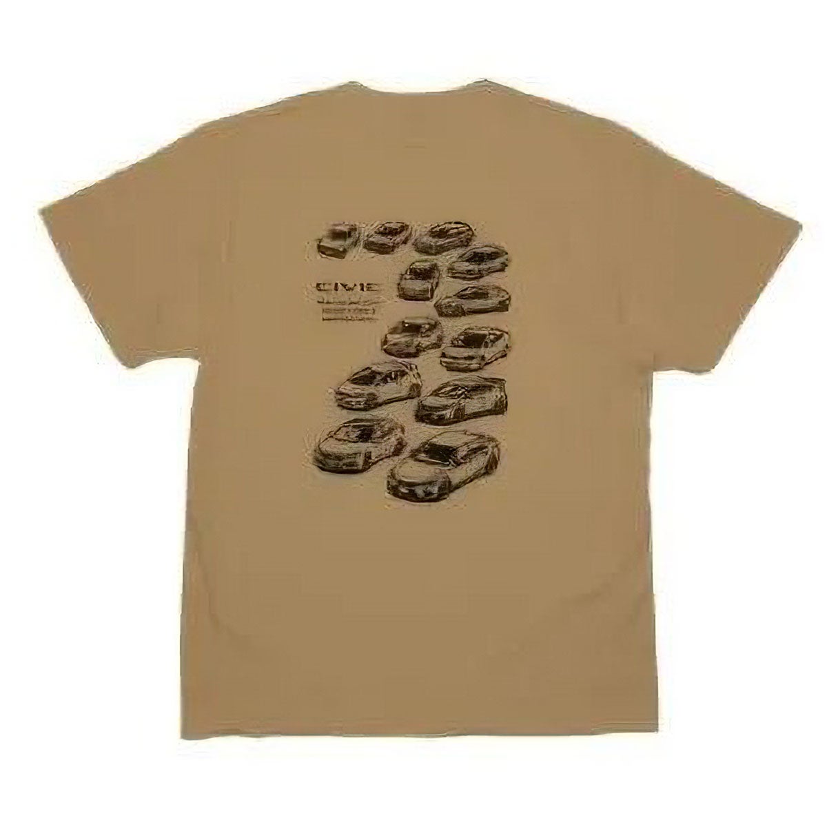 ONWORKS｜ホンダ シビック HONDA CIVIC HISTORY Tシャツ｜ウェア｜ダークベージュ