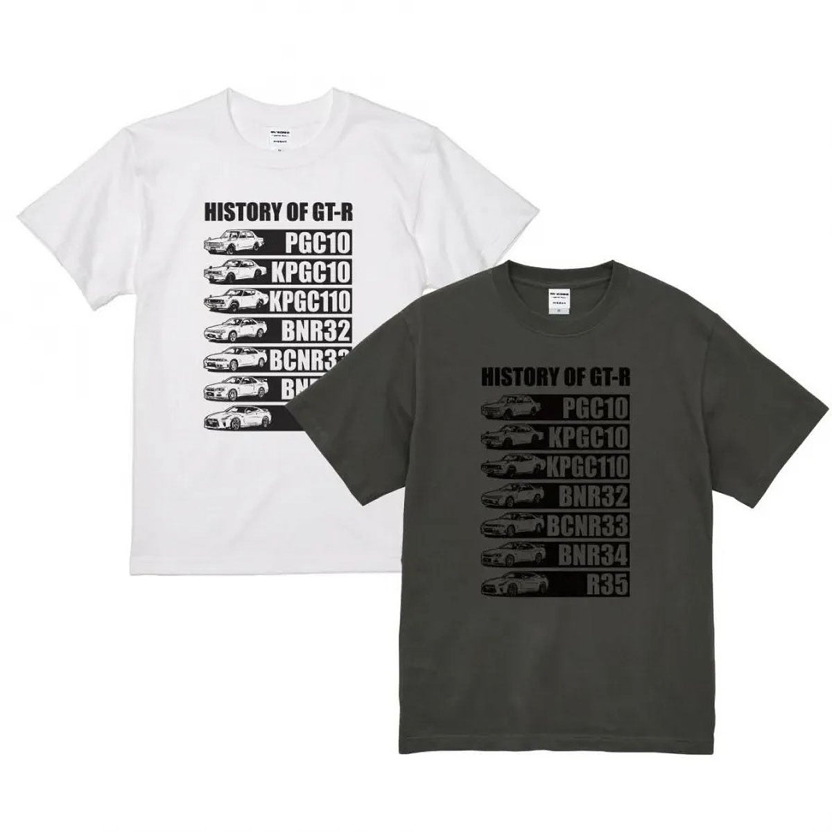 ONWORKS｜日産 NISSAN HISTORY OF GT-R Tシャツ｜ウェア