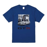 ONWORKS｜日産 NISSAN SKYLINE GT-R (R34) Tシャツ｜ウェア｜ブルー