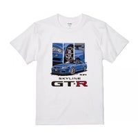 ONWORKS｜日産 NISSAN SKYLINE GT-R (R34) Tシャツ｜ウェア｜ホワイト