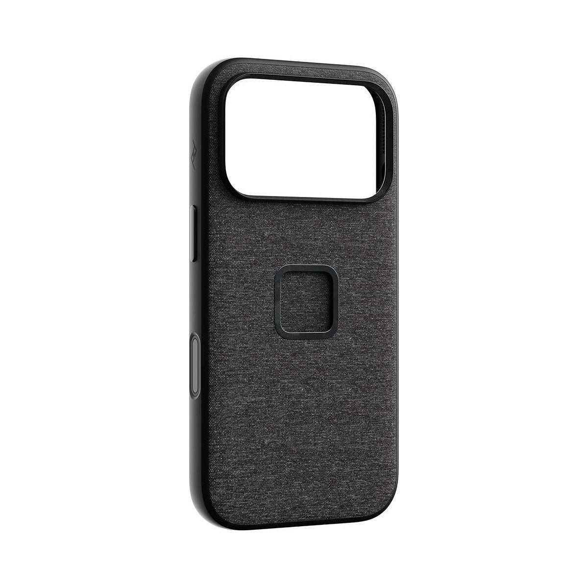 Peak Design｜ナイロンキャンバス│ iPhone 18 Pro/Pro Max エブリデイ ケース｜雑貨｜チャコール