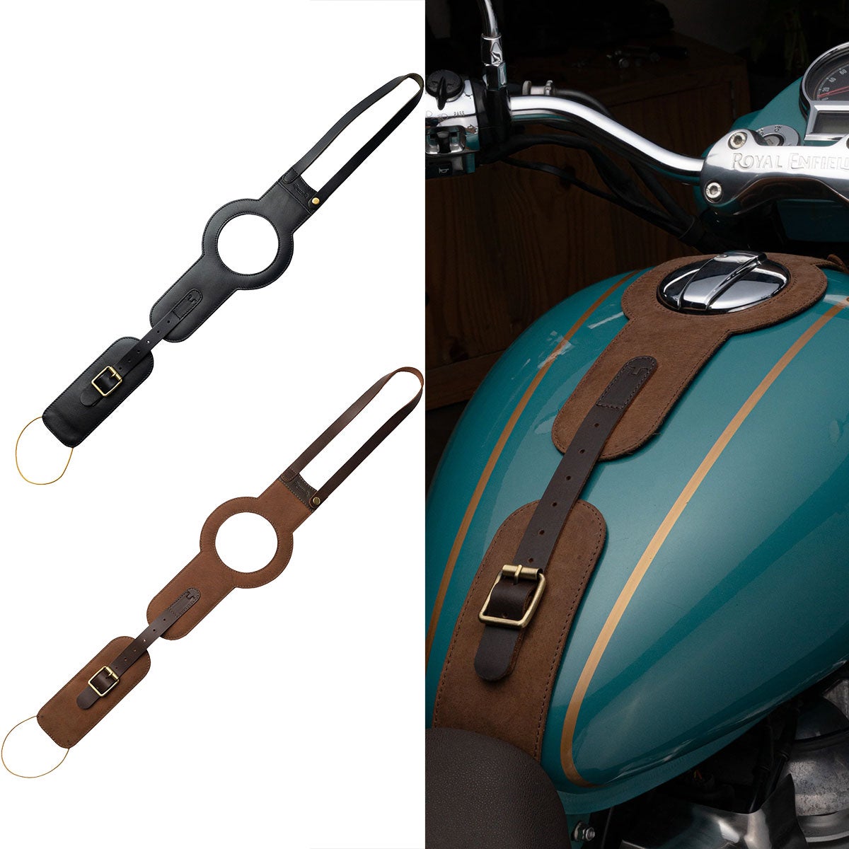 Trip Machine｜タンクストラップ for ロイヤル・エンフィールド Classic 650｜雑貨
