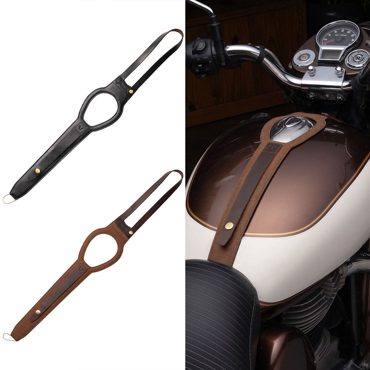 Trip Machine｜タンクストラップ for ロイヤル・エンフィールド Classic 350/Goan 350｜雑貨