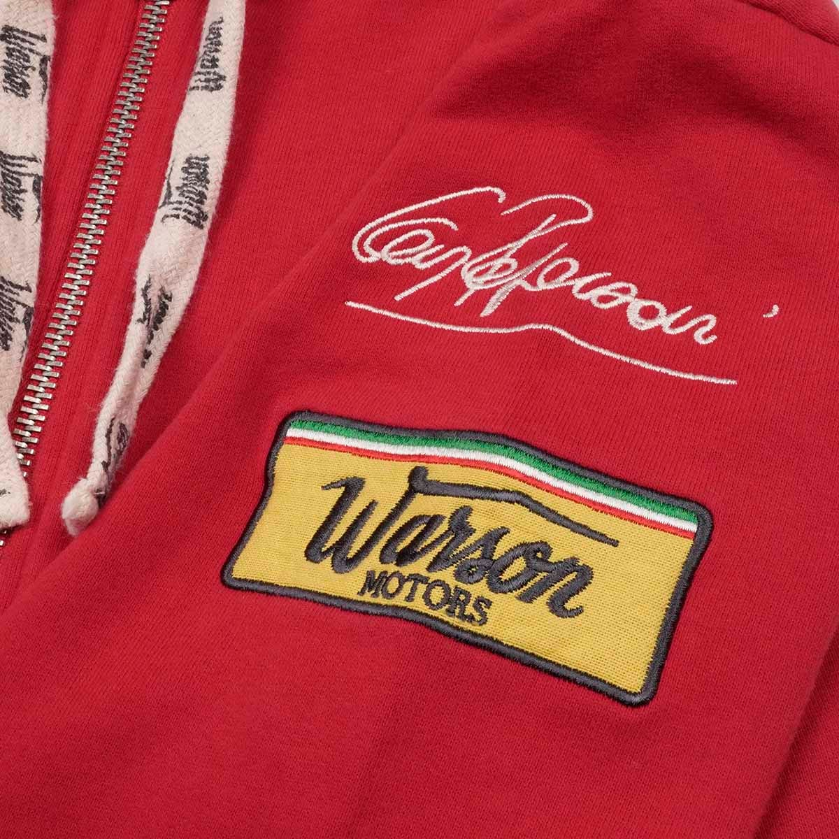 Warson Motors｜クレイ レガッツォーニ モンツァ 1970 フーディ｜ウェア｜レッド