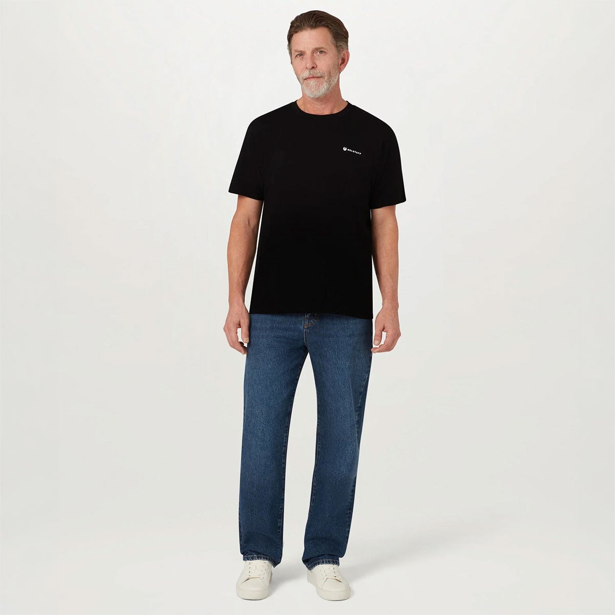 BELSTAFF｜3パック Tシャツ｜トップス｜ブラック/インク/ホワイト｜モデル着用