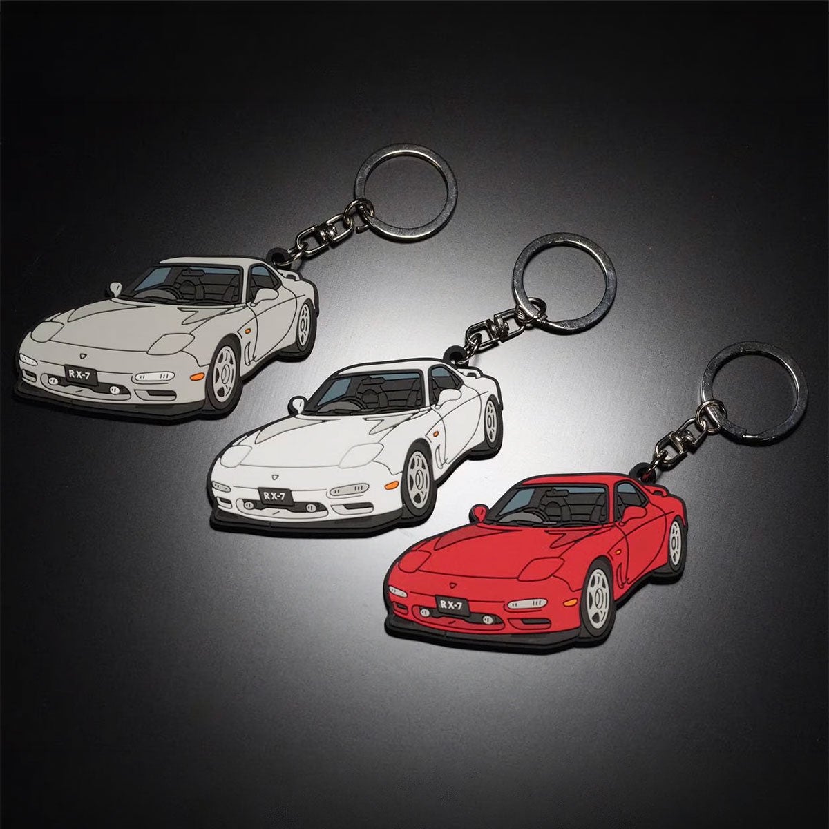 MZRacing｜LoveRotary RX-7　FDラバーキーホルダー｜キーホルダー