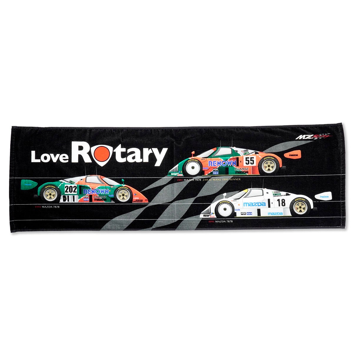 MZRacing｜LoveRotary ルマンスポーツタオル｜雑貨