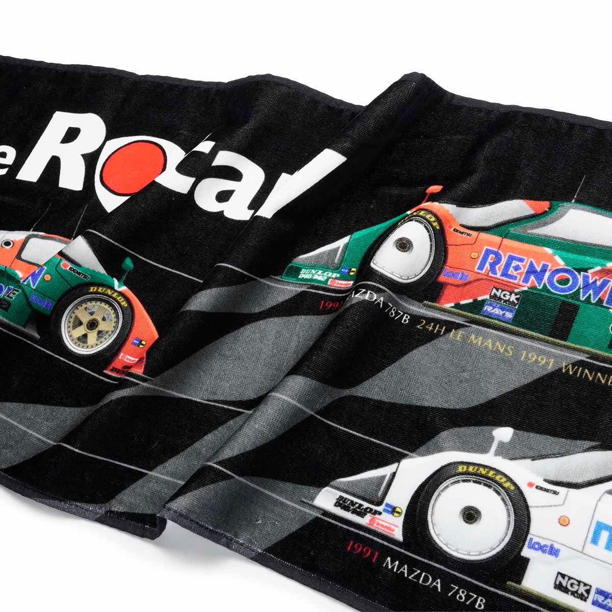 MZRacing｜LoveRotary ルマンスポーツタオル｜雑貨｜ブラック