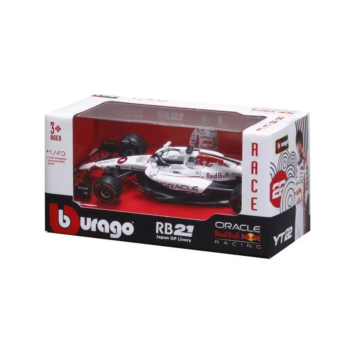 Bburago｜1/43 オラクル レッドブル レーシング RB21 2025 日本GP No,1 M.フェルスタッペン ウィンドウボックス｜模型