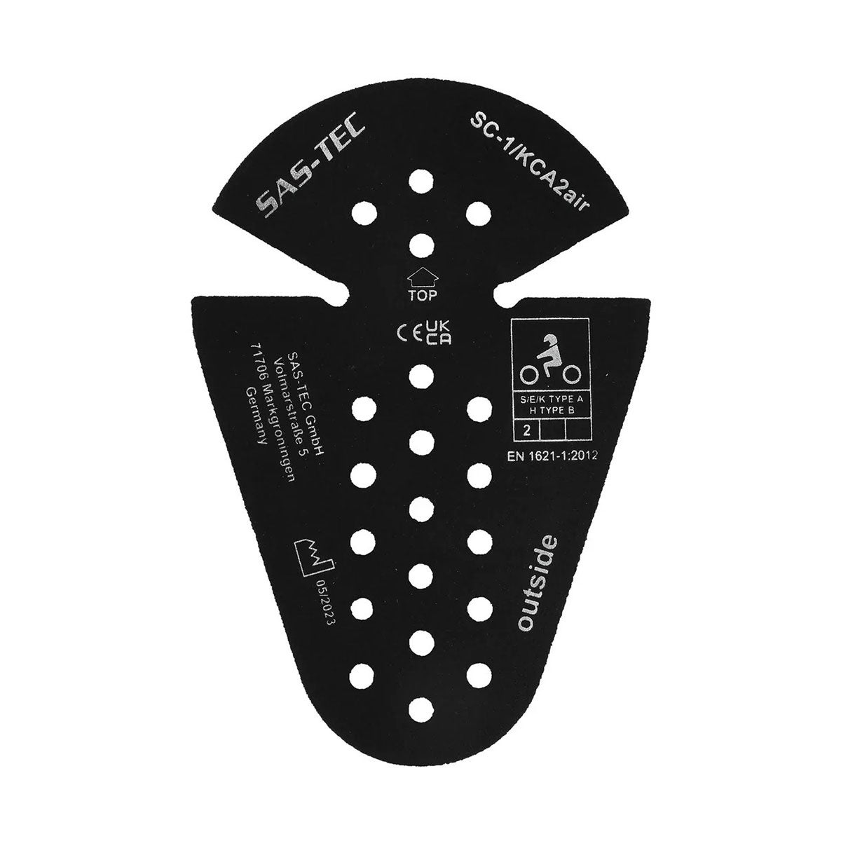 Pando Moto｜サステック SC-1/KA2air レベル2 プロテクター（2枚1組） 肩・肘・腰・膝兼用｜プロテクター｜ブラック